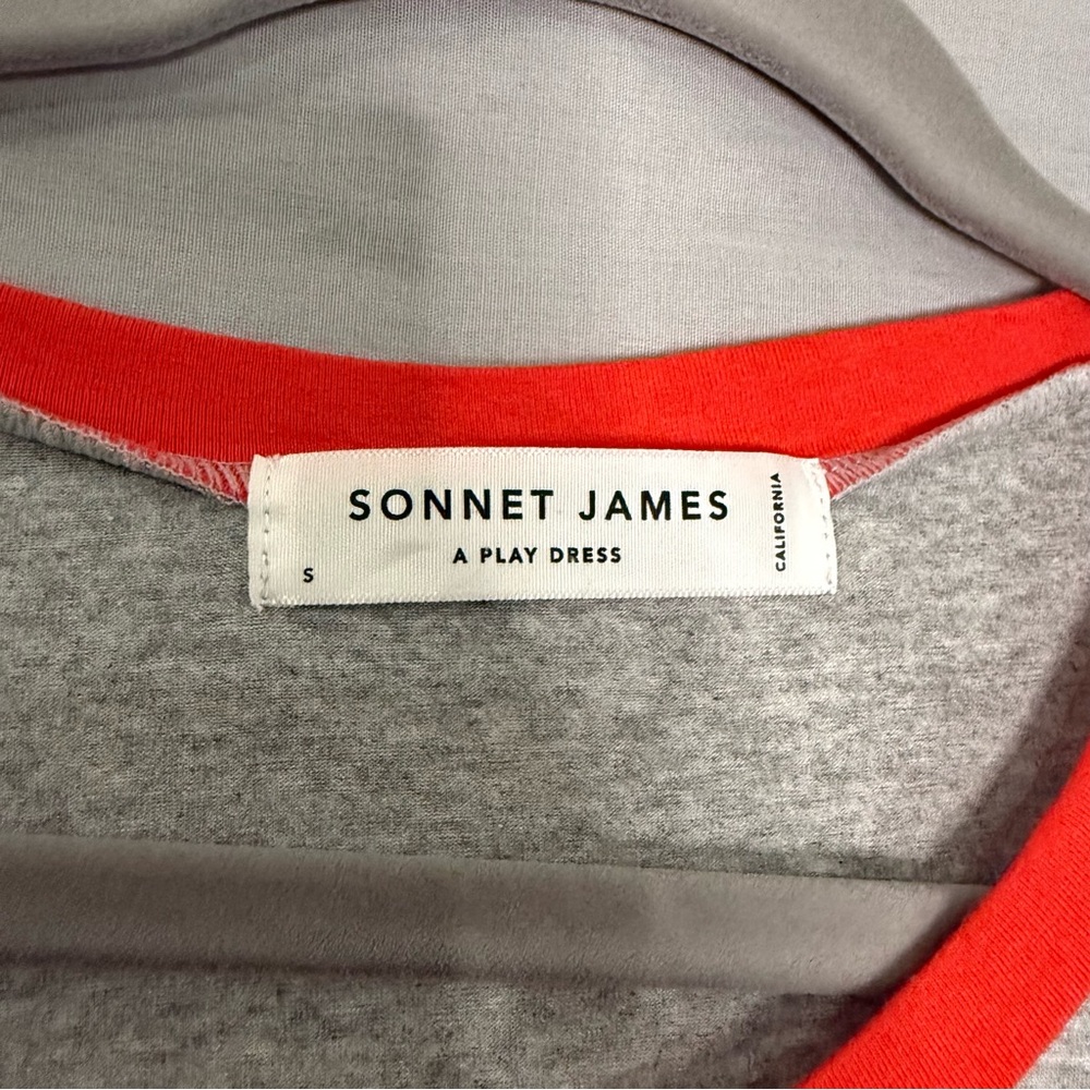 Sonnet James A Play Baseball Tee Dress For Moms Size Small Made In USA Tencel - Picture 3 of 8
